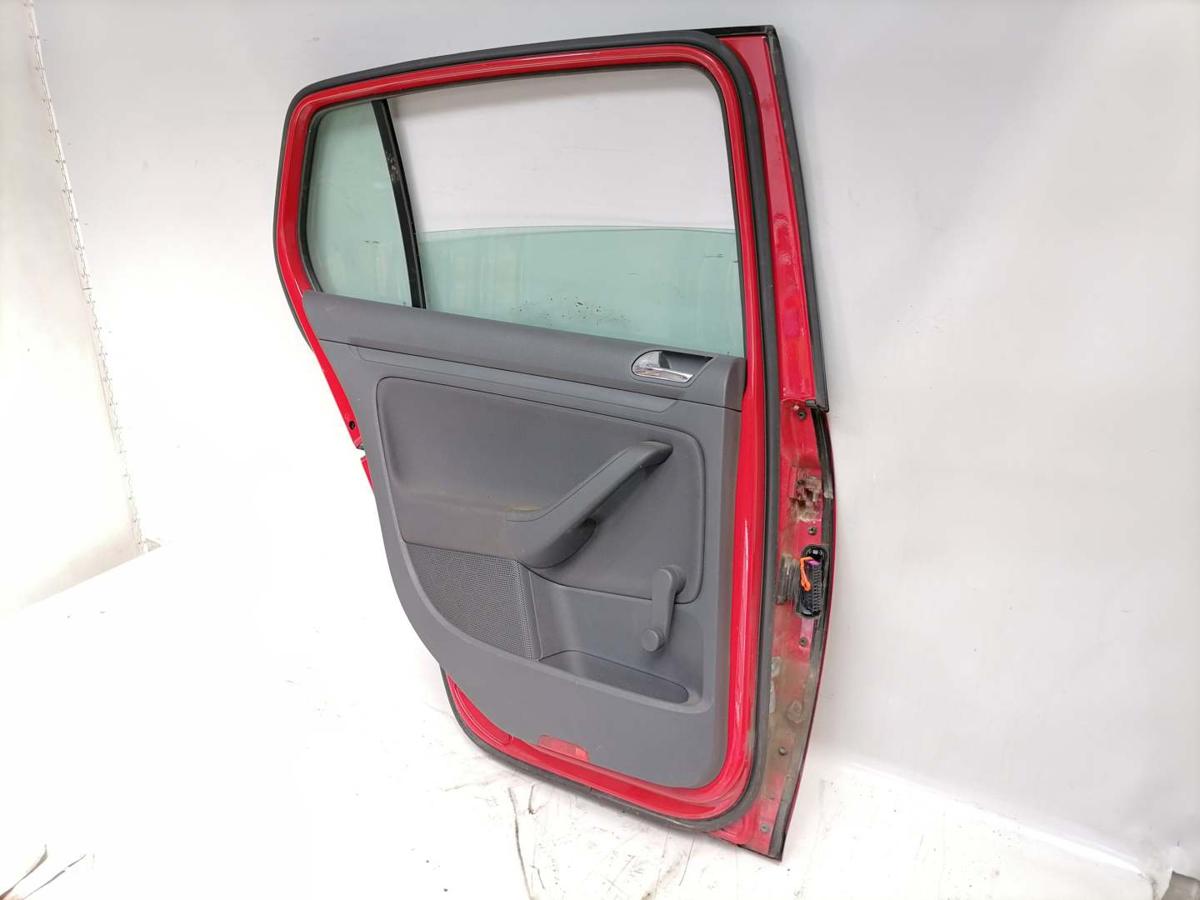 VW Golf 5 original Tür hinten links LY3D Tornadorot Fließheck Bj.2004